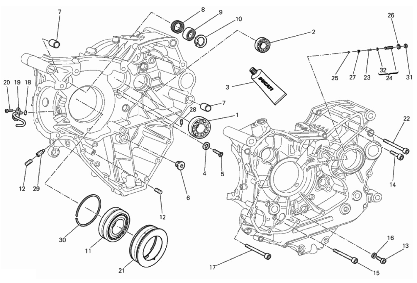 CRANKCASE BEARINGS