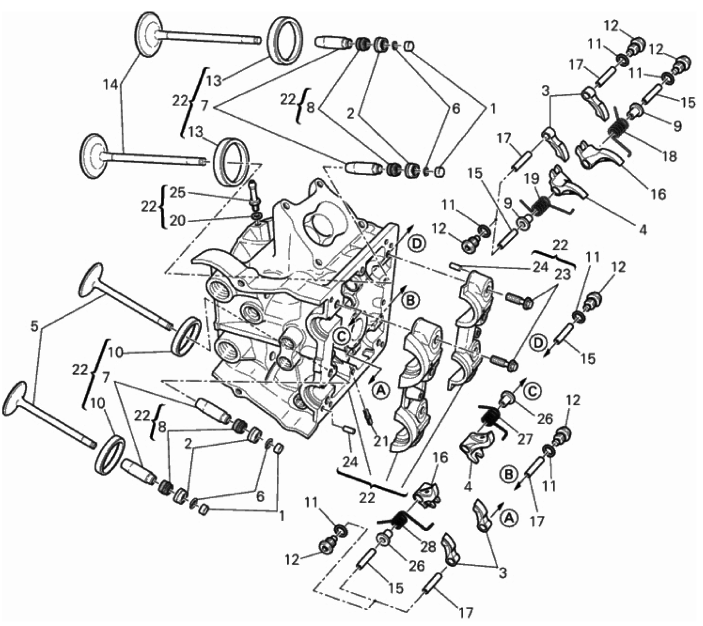 HORIZONTAL CYLINDER HEAD