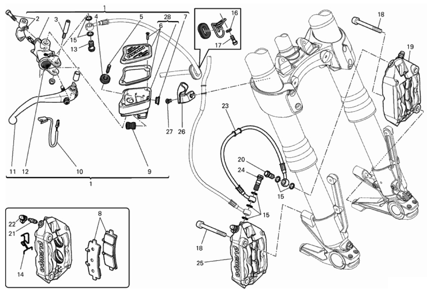 FRONT BRAKE SYSTEM