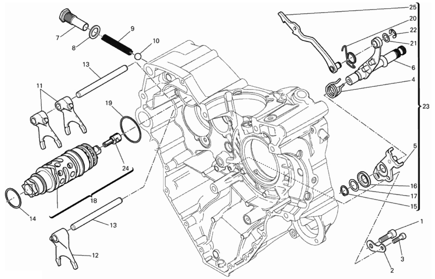 GEAR CHANGE MECHANISM