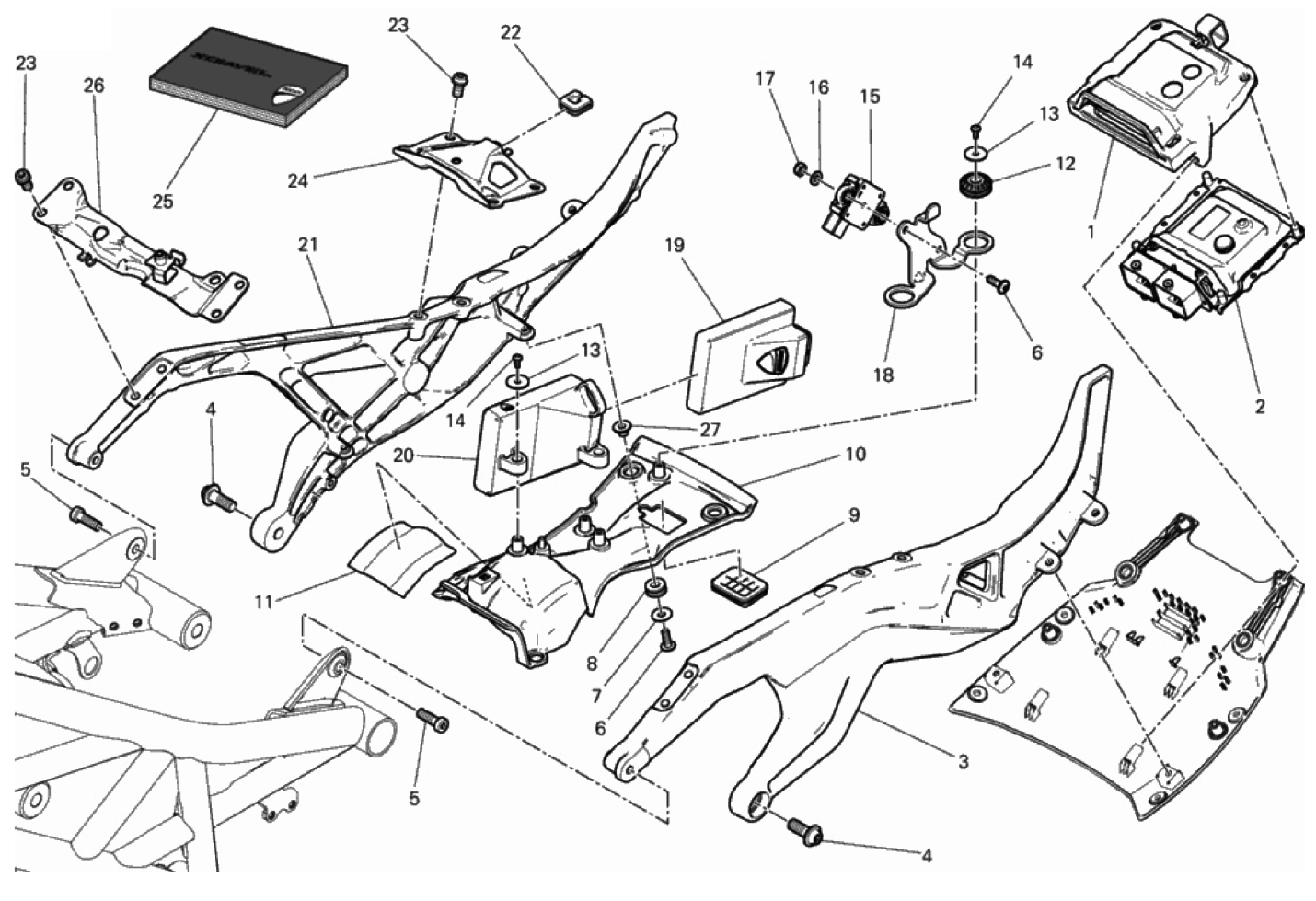 REAR FRAME COMP.