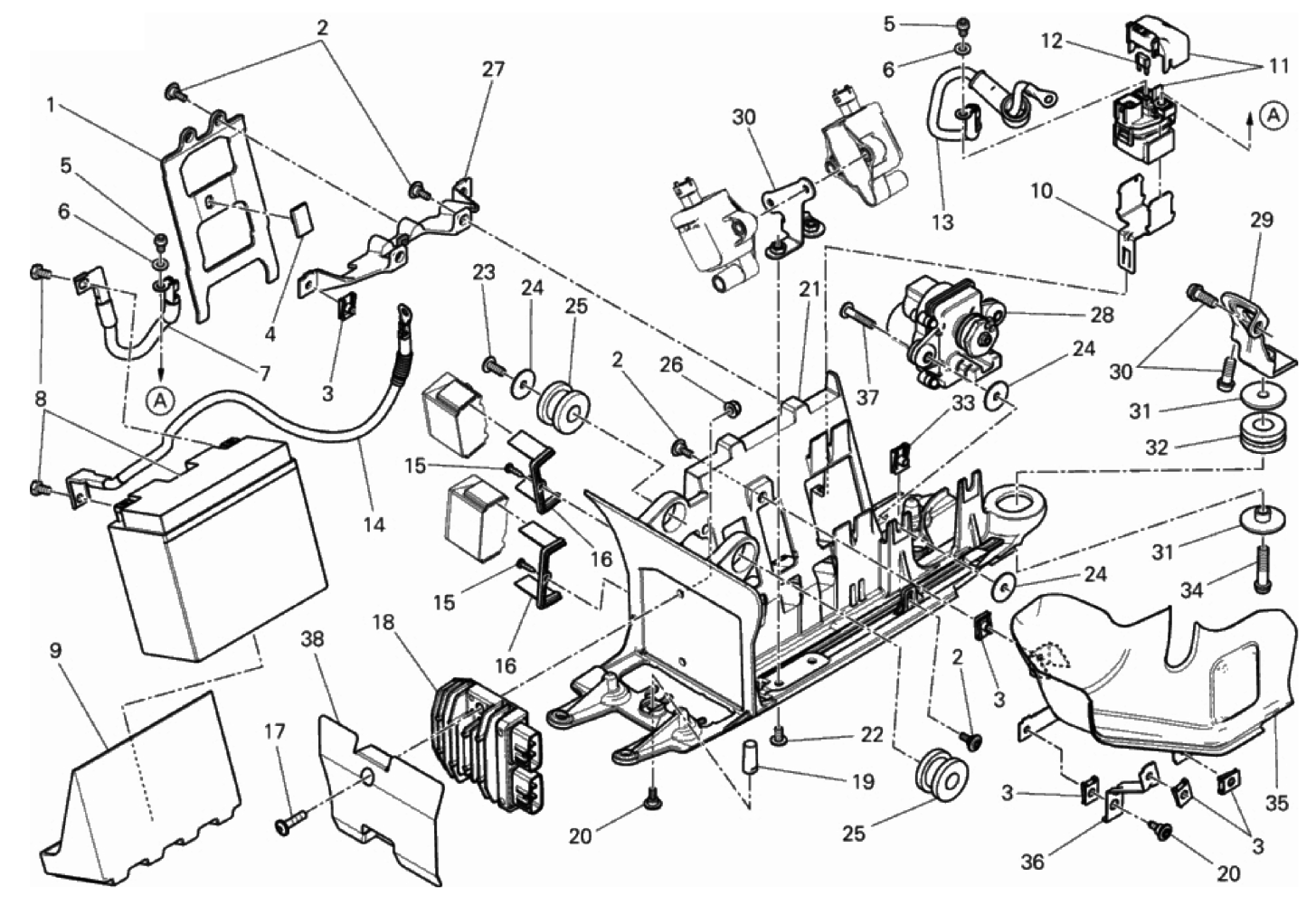 BATTERY HOLDER