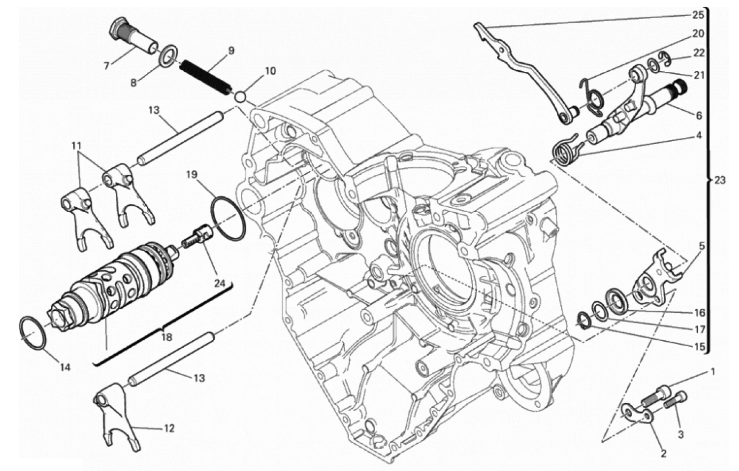 GEAR CHANGE MECHANISM