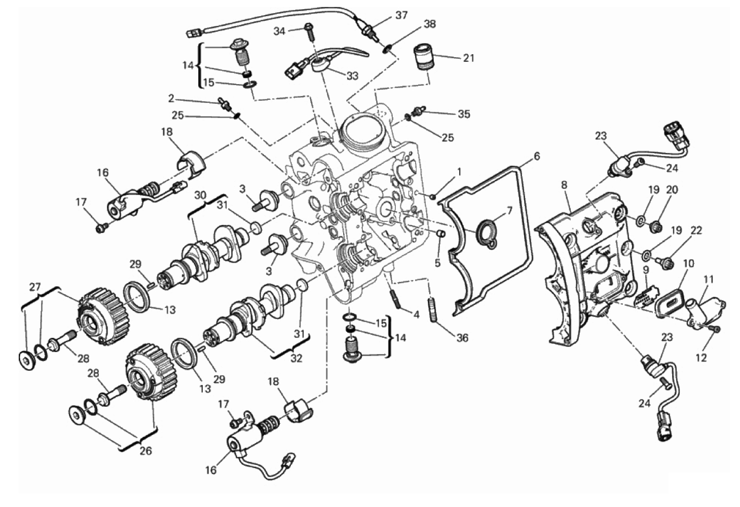 HORIZONTAL CYLINDER HEAD - TIMING