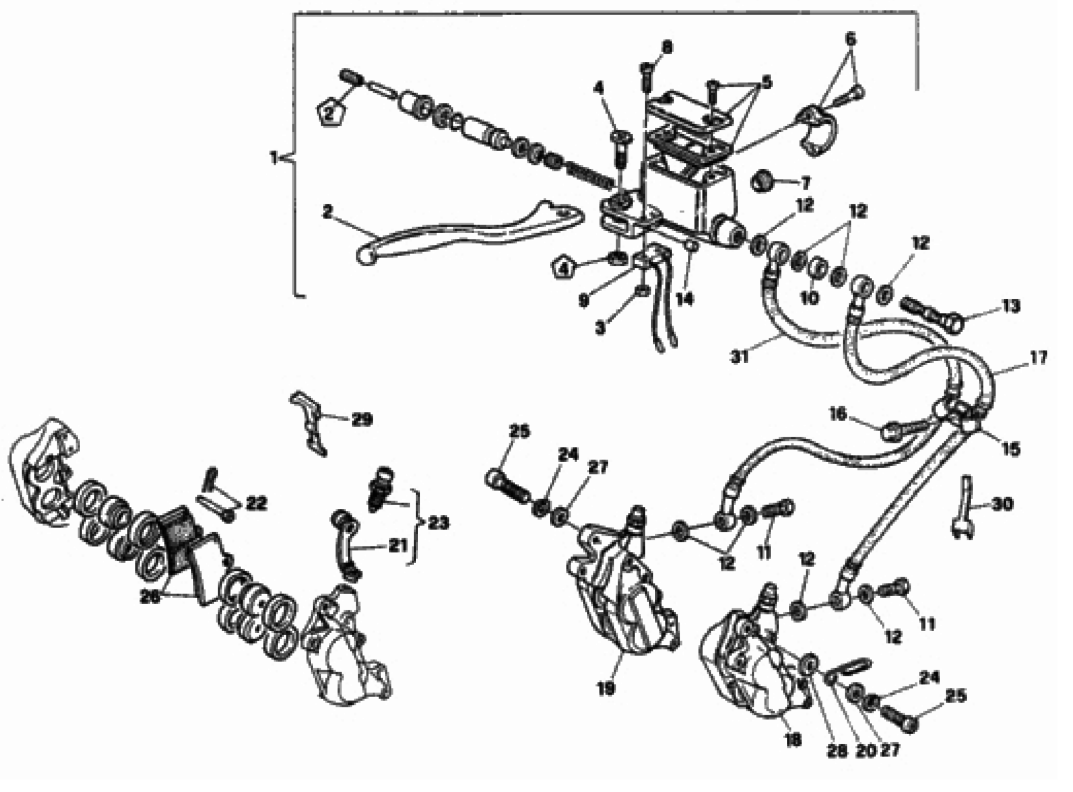 FRONT BRAKE SYSTEM FM 012262