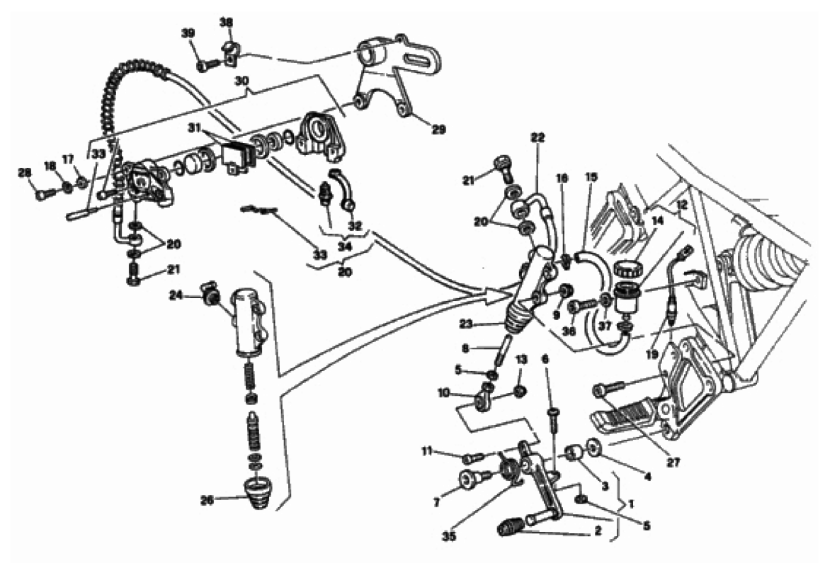 REAR BRAKE SYSTEM 016056-024036