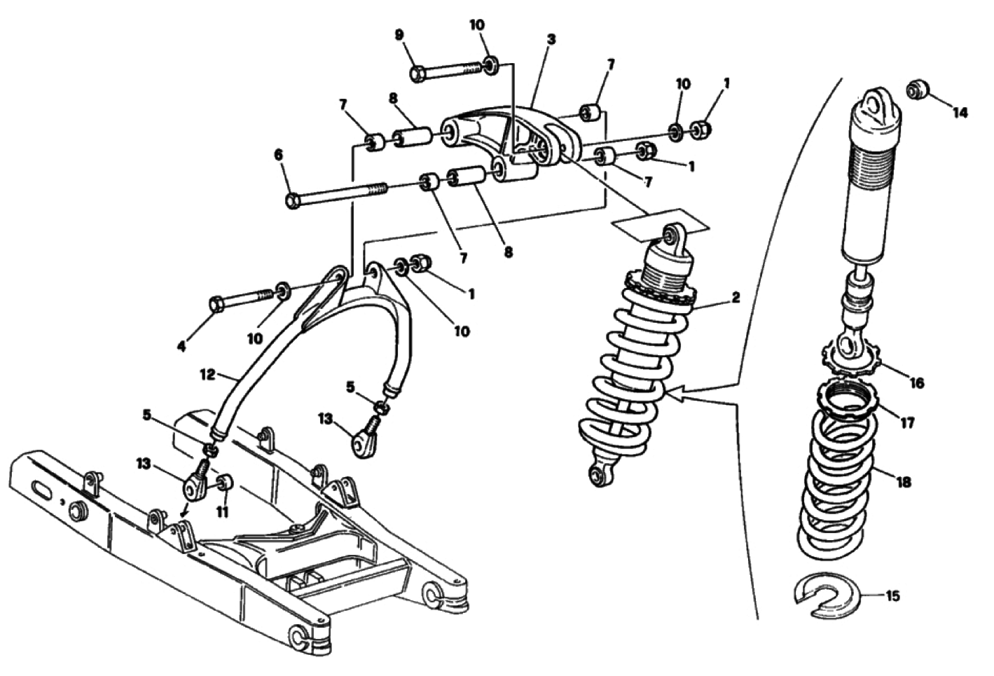 REAR SHOCK ABSORBER