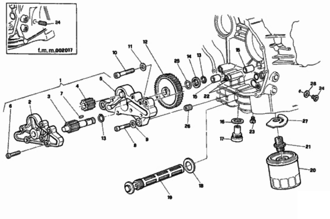 OIL PUMP - FILTER SP