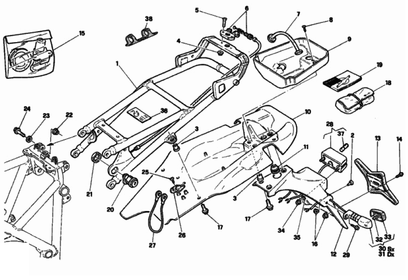 REAR FRAME SP