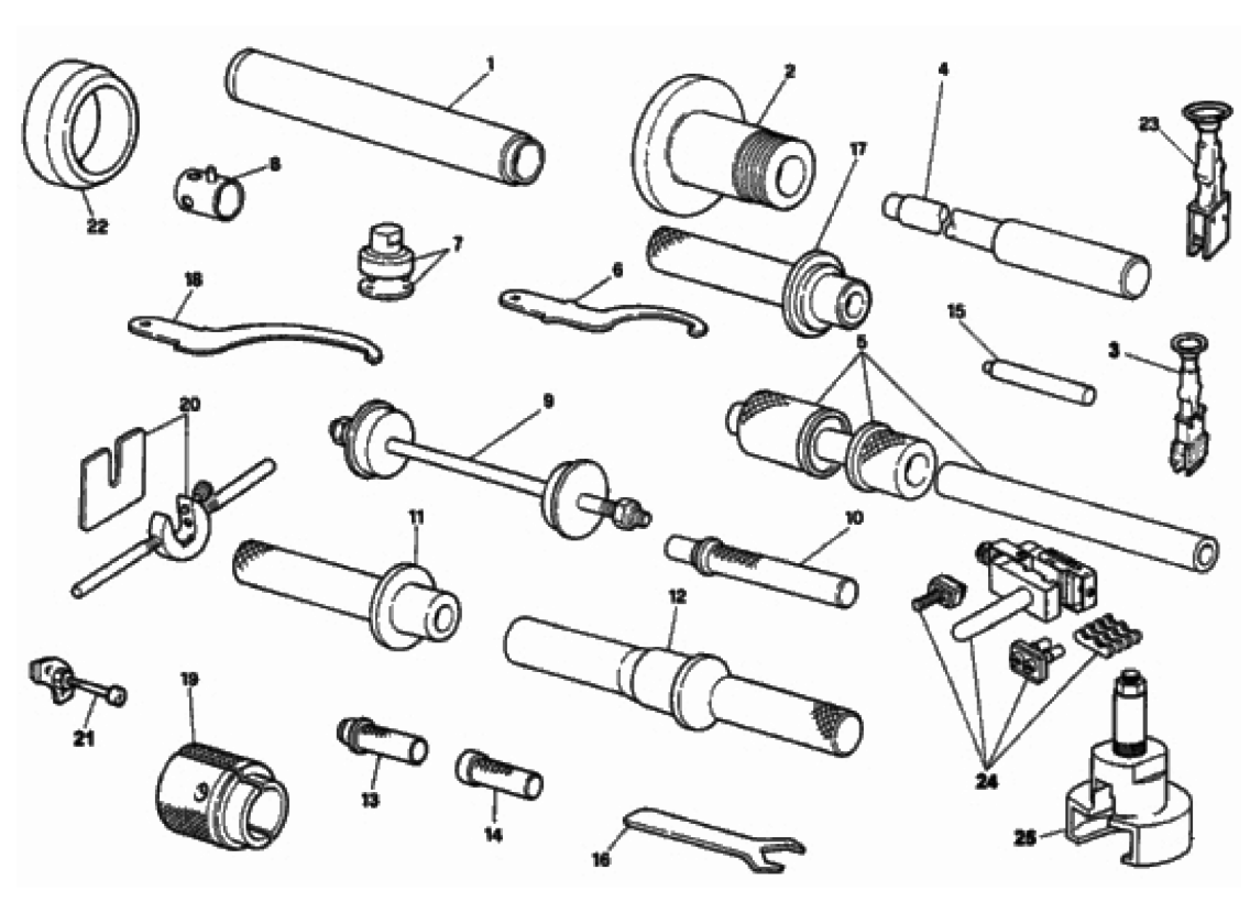 WORKSHOP SERVICE TOOLS, FRAME