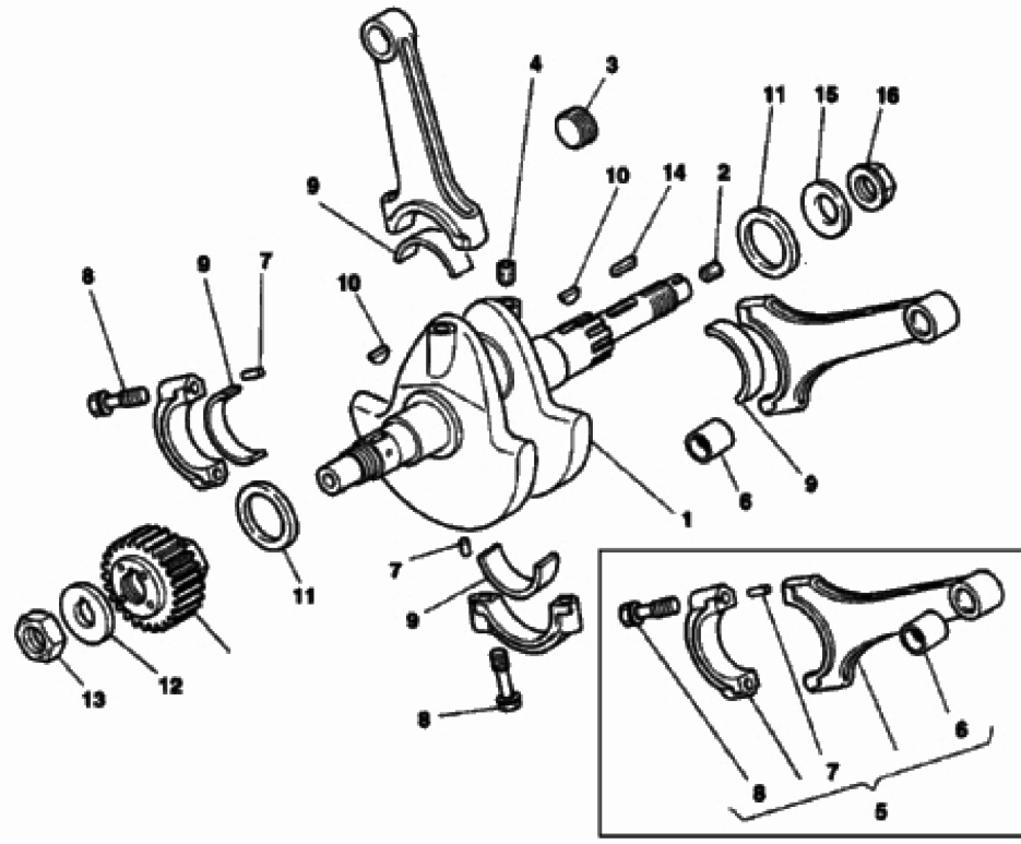 CRANKSHAFT 003998> 