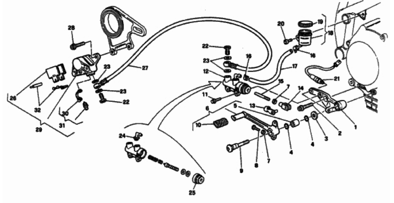 REAR BRAKE SYSTEM 