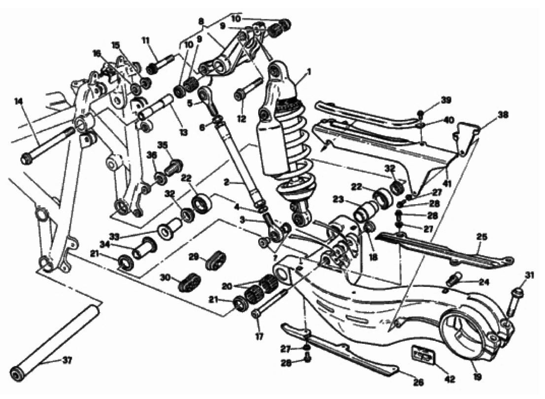 REAR SHOCK ABSORBER 