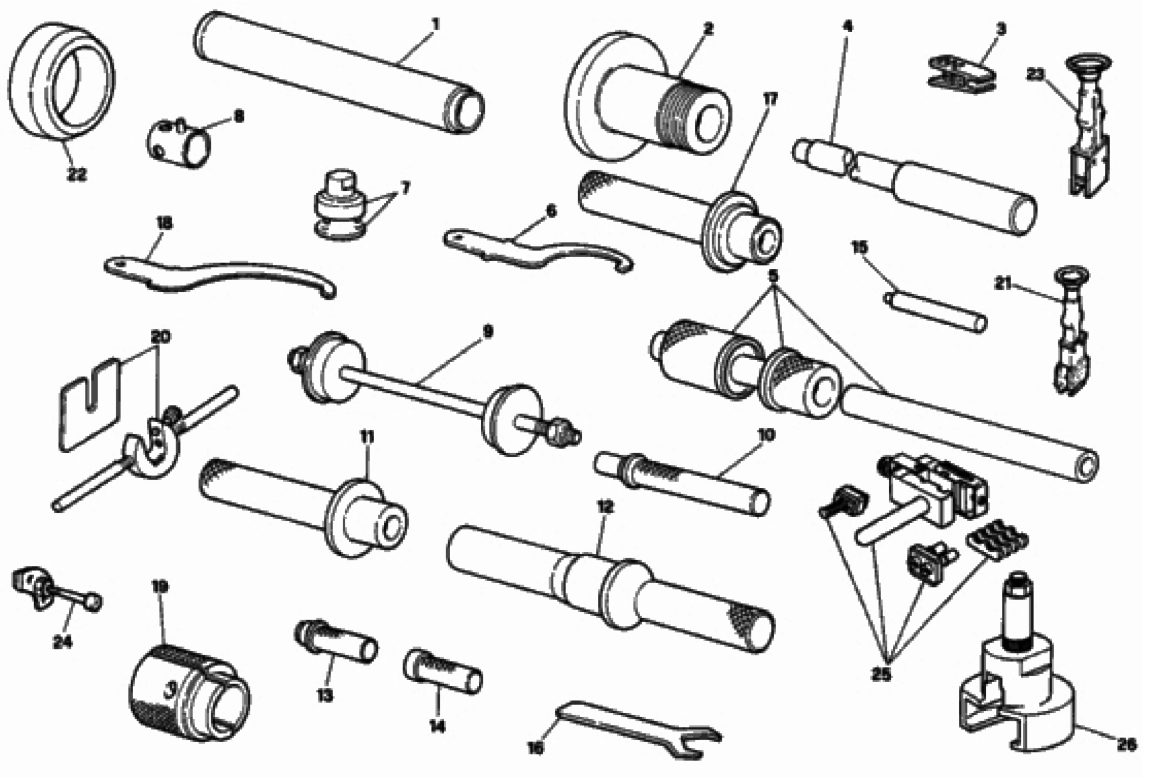 WORKSHOP SERVICE TOOLS, FRAME