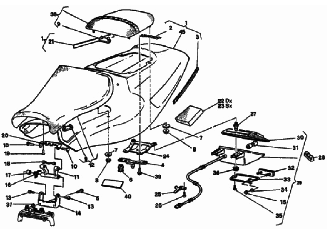 SEAT BIPOSTO 