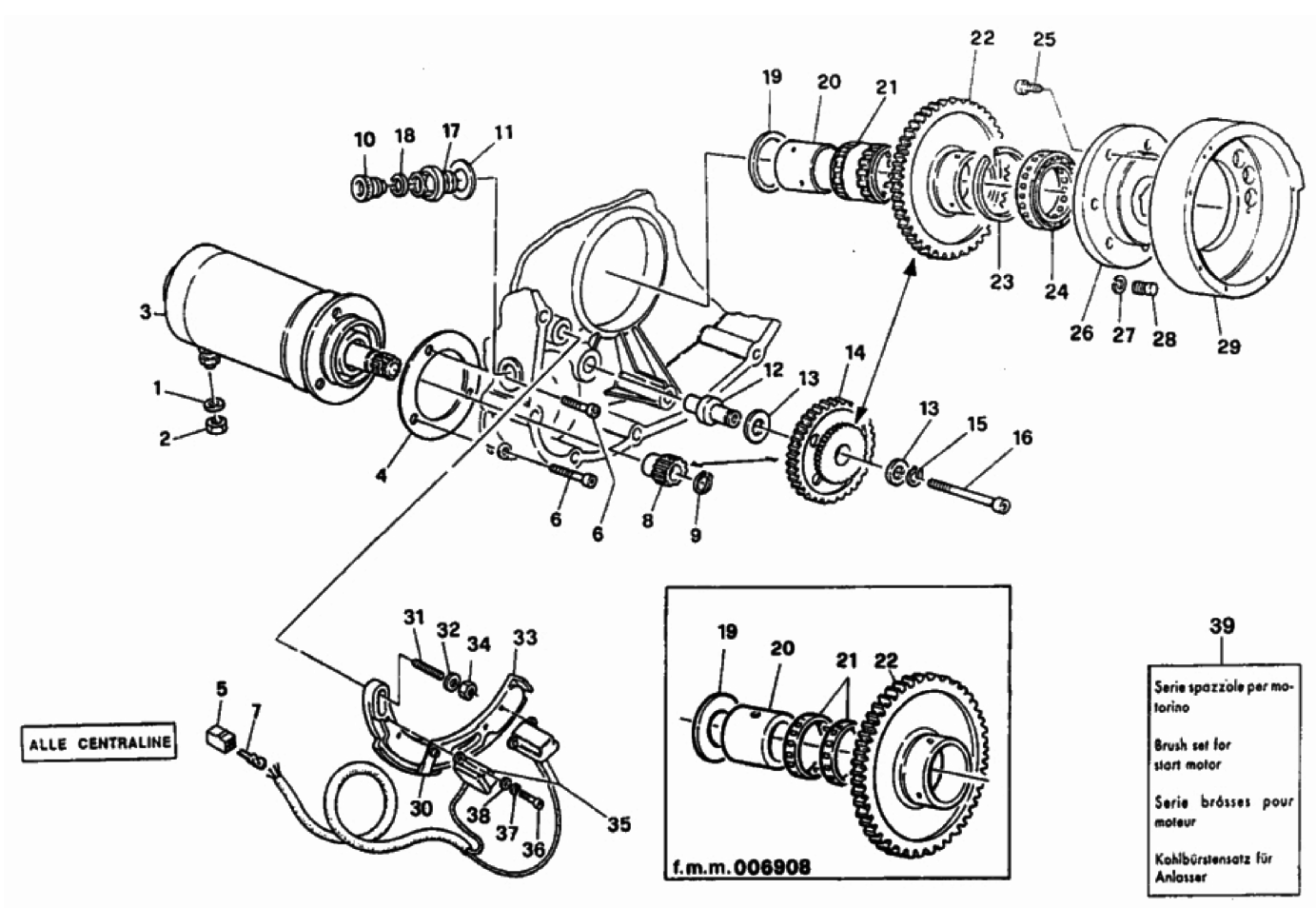 GENERATOR - STARTING MOTOR