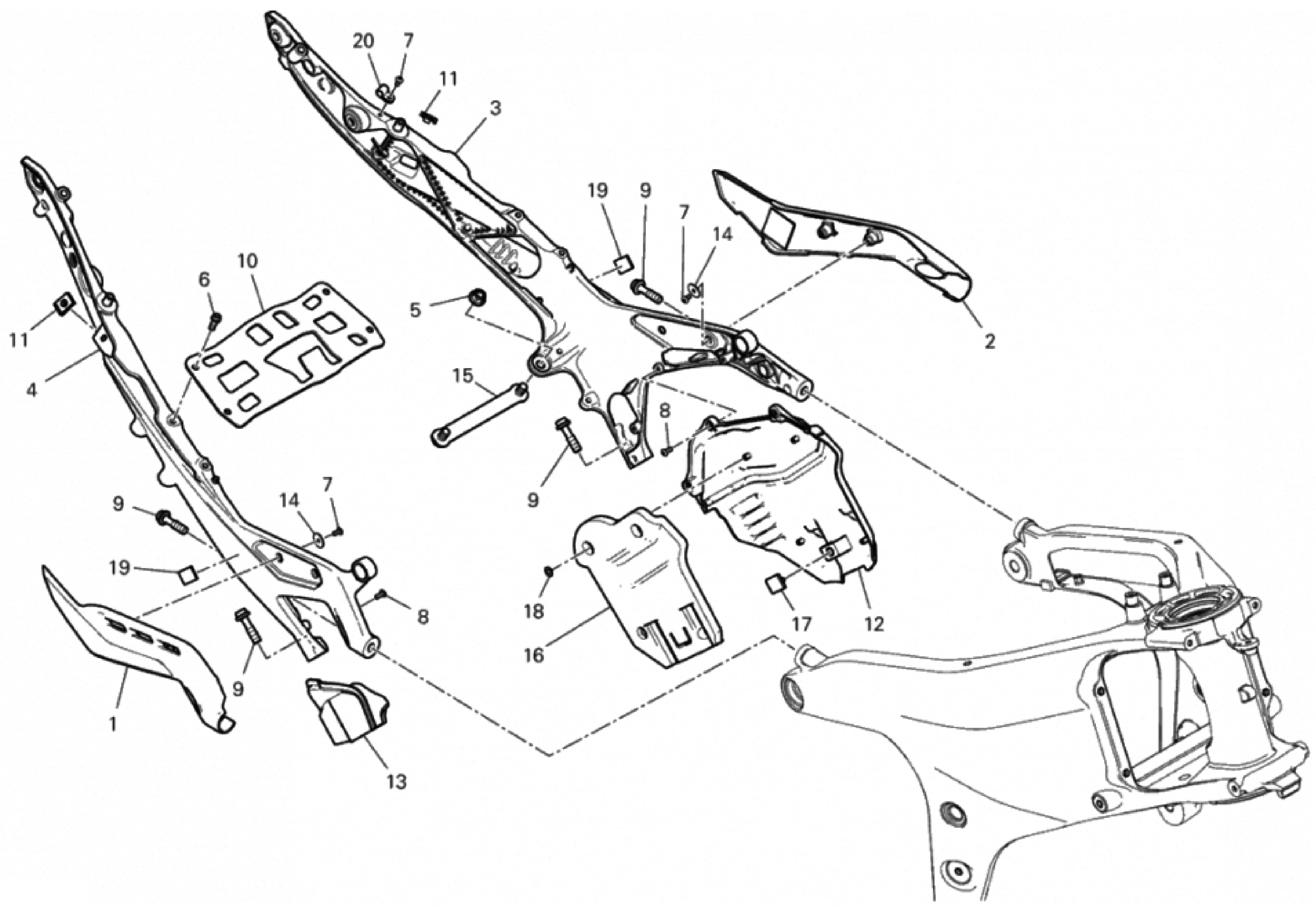 REAR FRAME COMP.