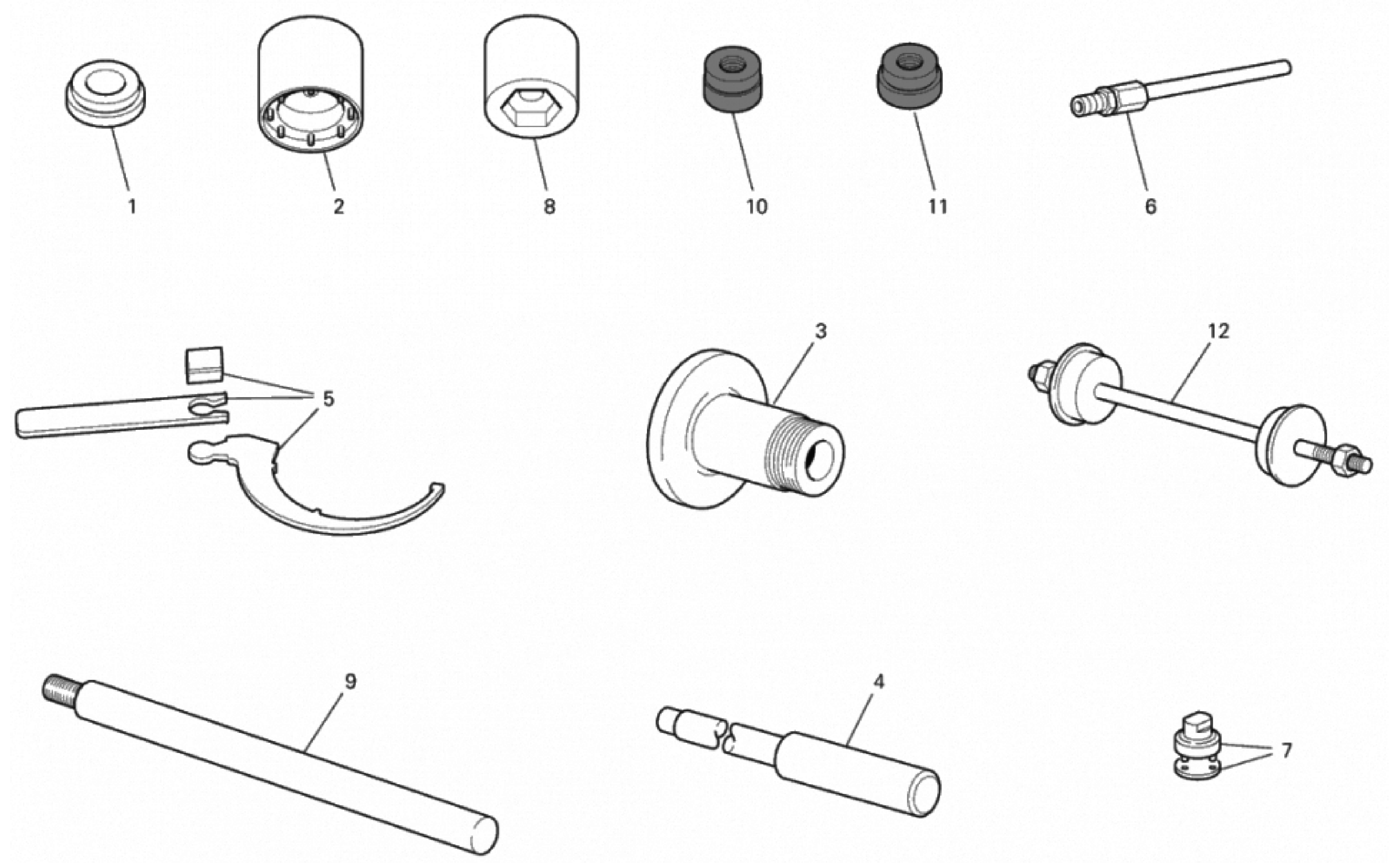 WORKSHOP SERVICE TOOLS (FRAME) 