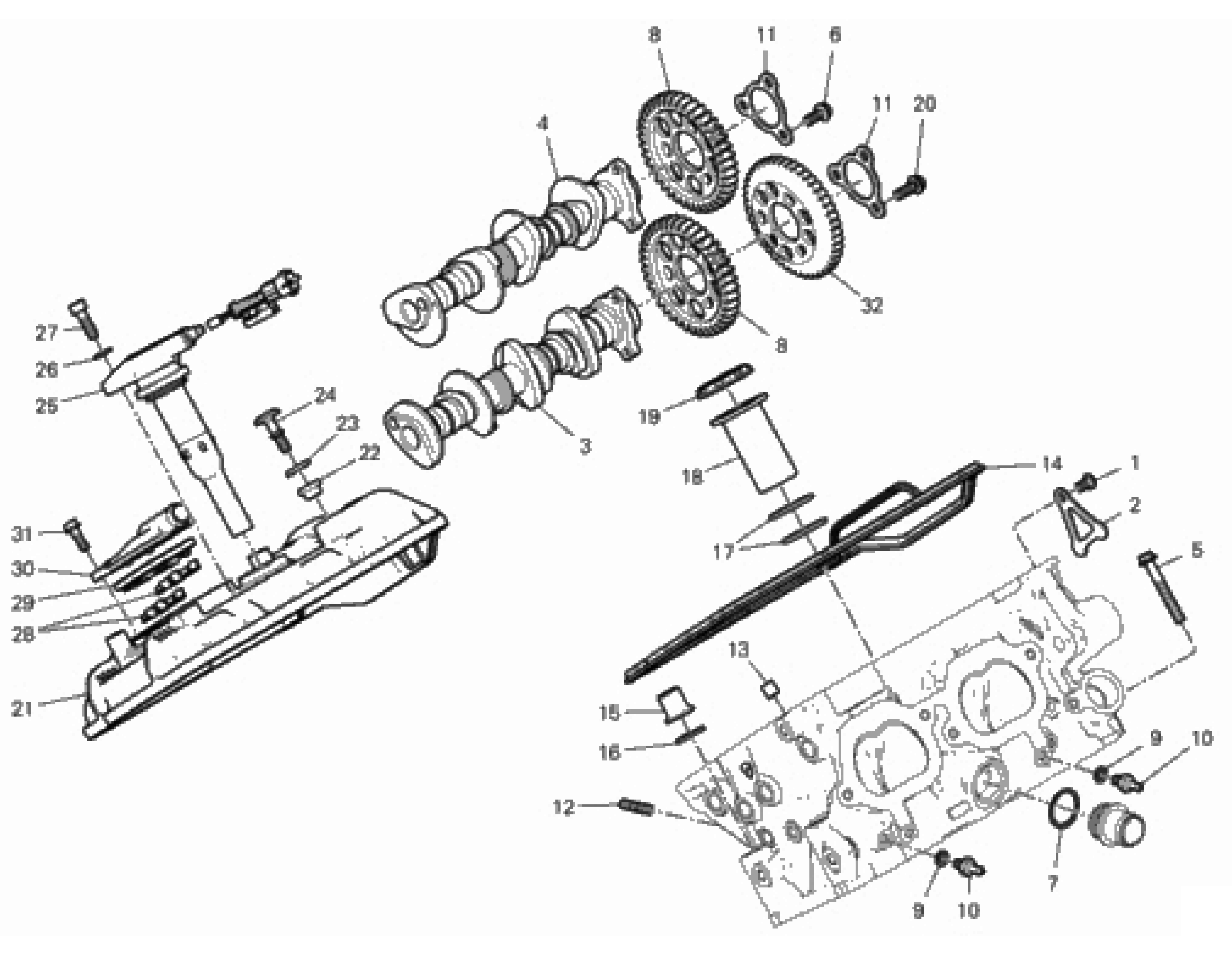 REAR HEAD - TIMING SYSTEM 