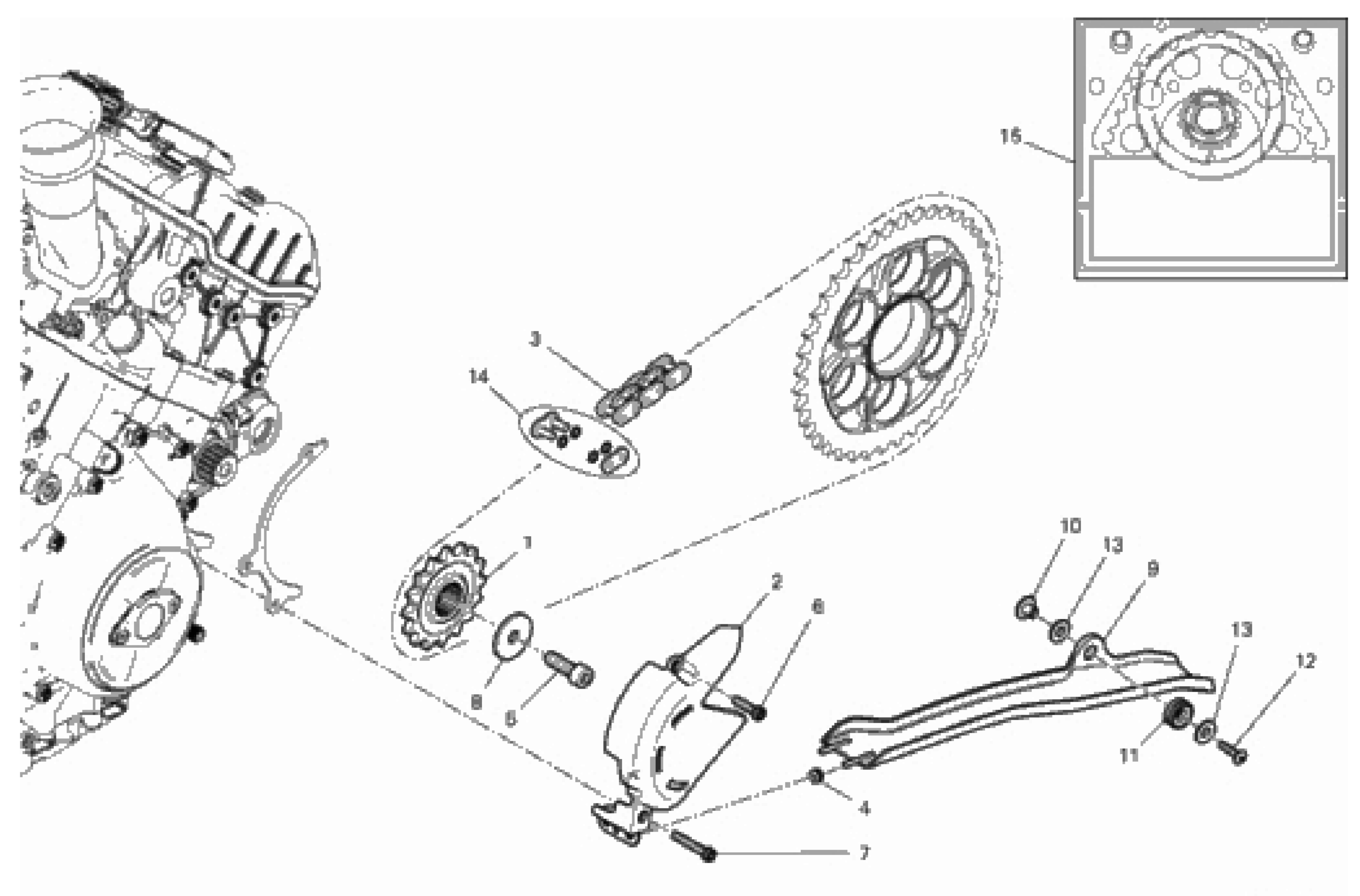 FRONT SPROCKET - CHAIN