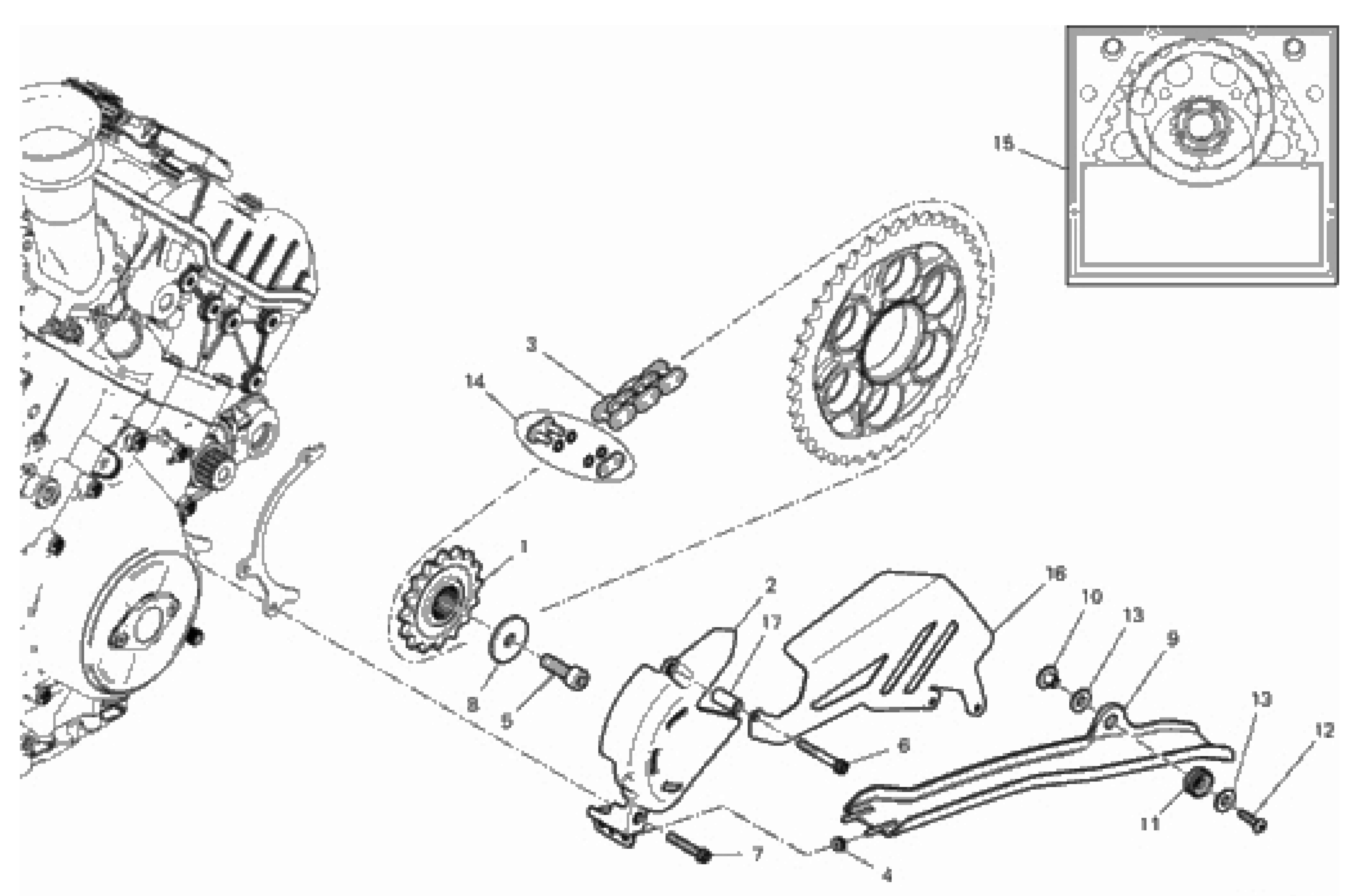 FRONT SPROCKET - CHAIN