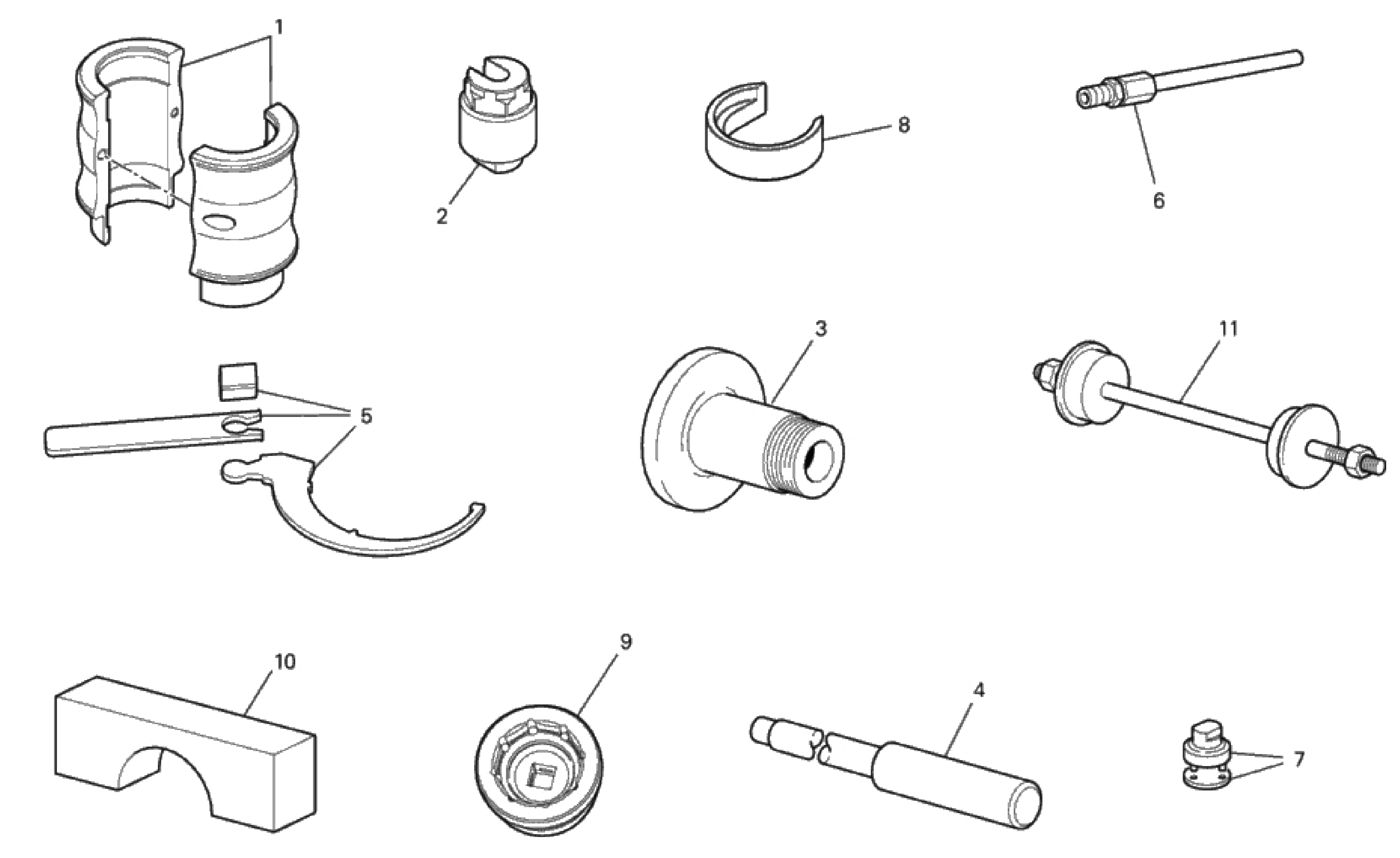 WORKSHOP SERVICE TOOLS (FRAME)