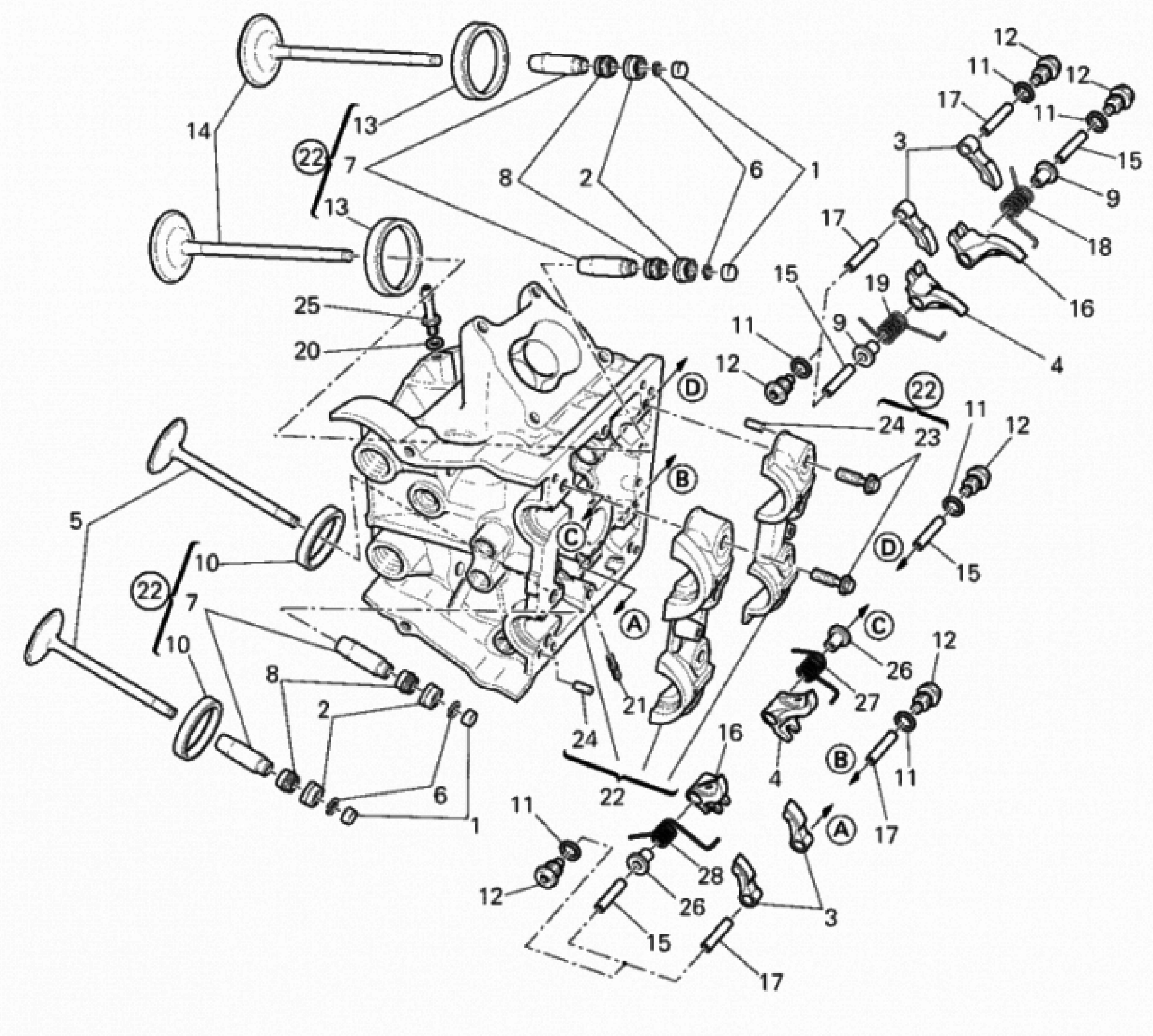 HORIZONTAL CYLINDER HEAD