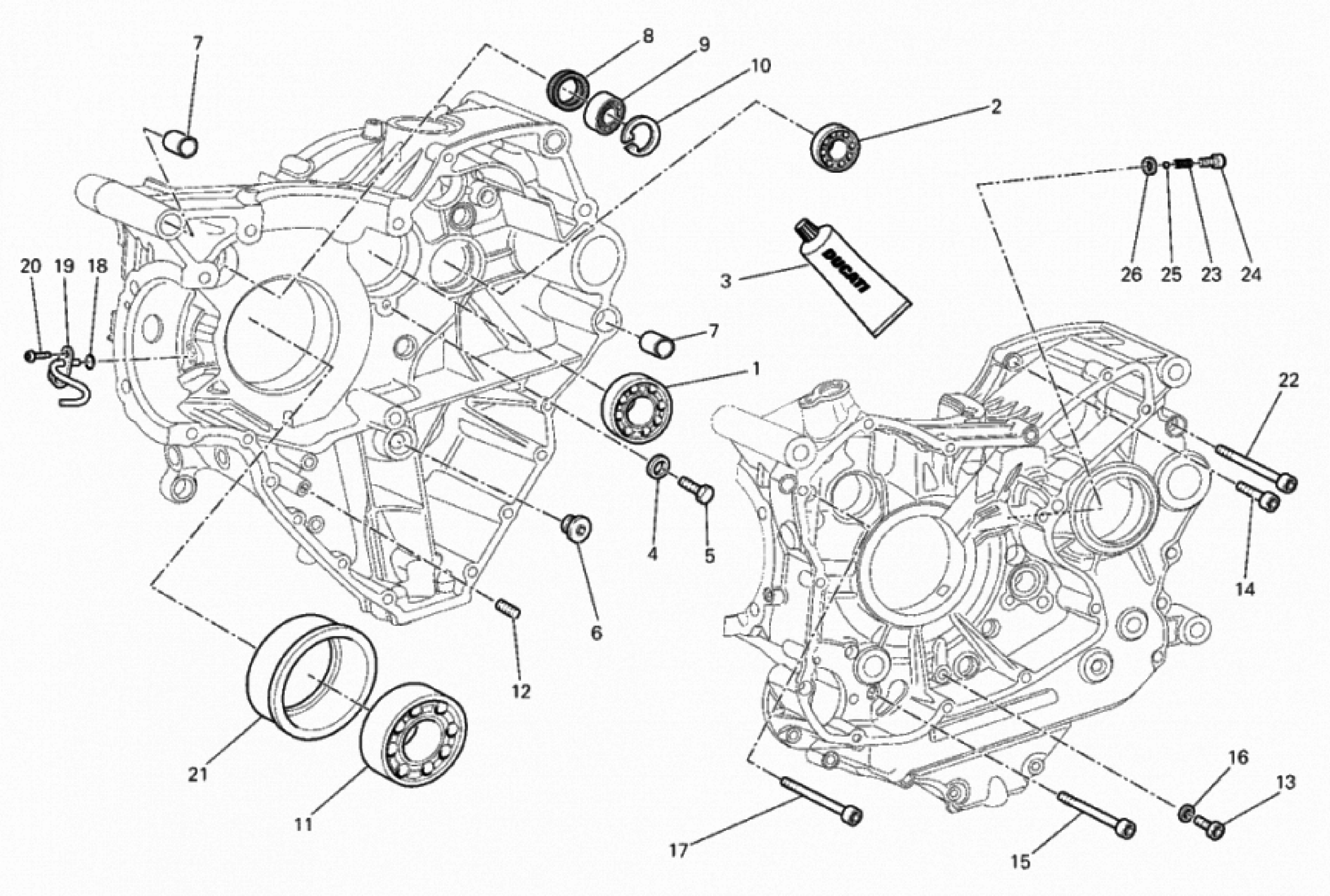 CRANKCASE BEARINGS 