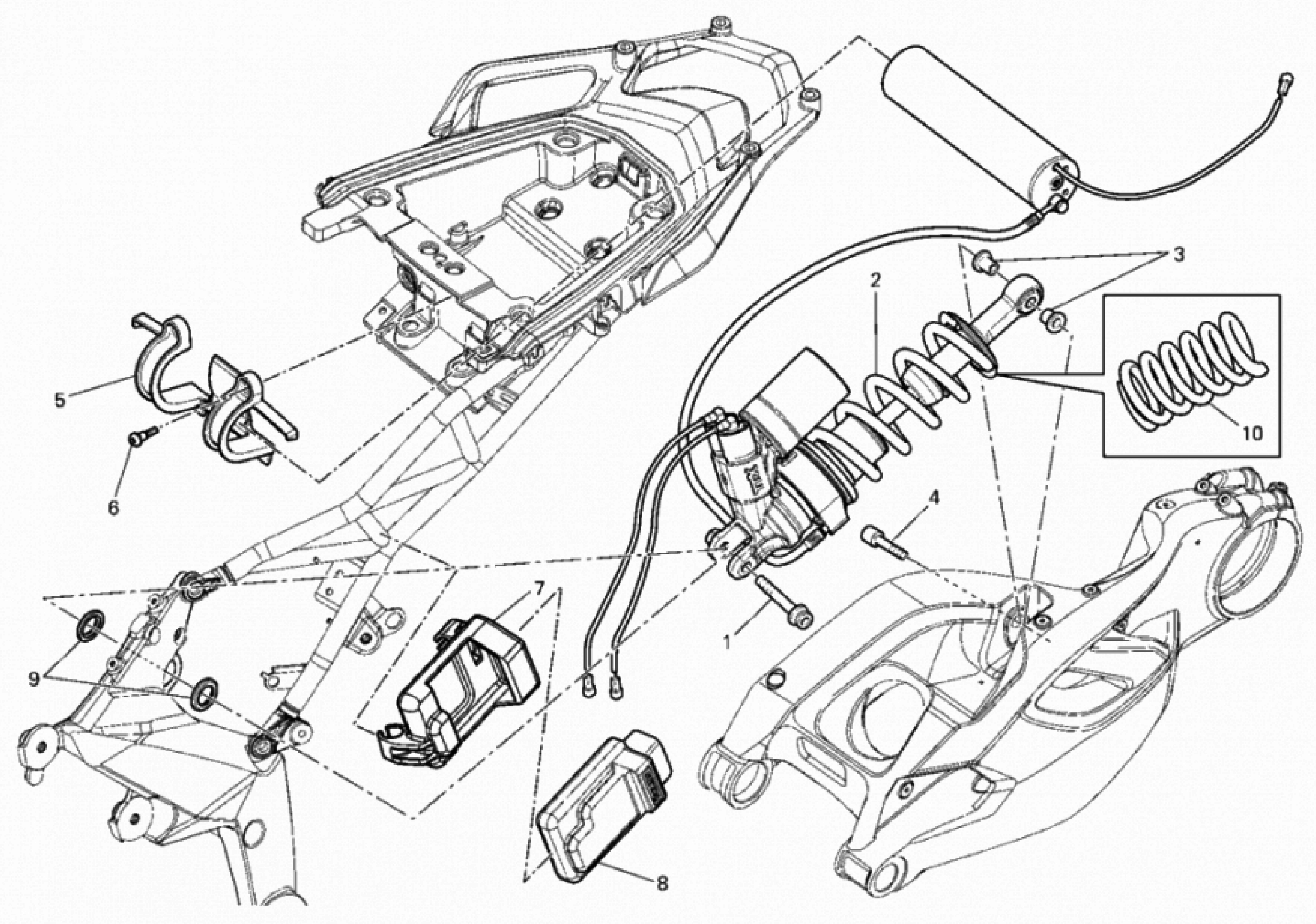 REAR SHOCK ABSORBER 