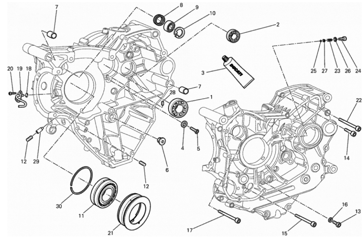 CRANKCASE BEARINGS 