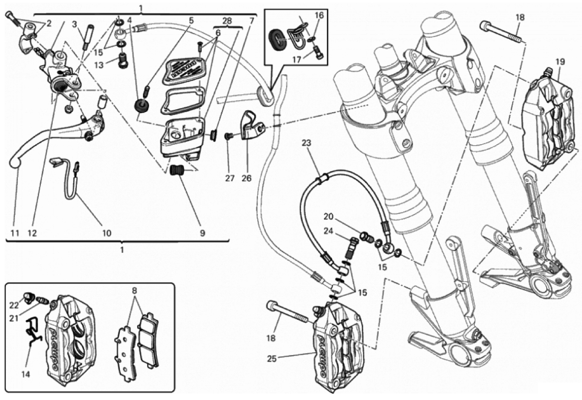 FRONT BRAKE SYSTEM 