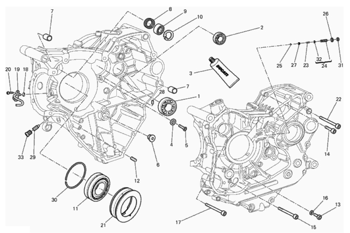 CRANKCASE BEARINGS 