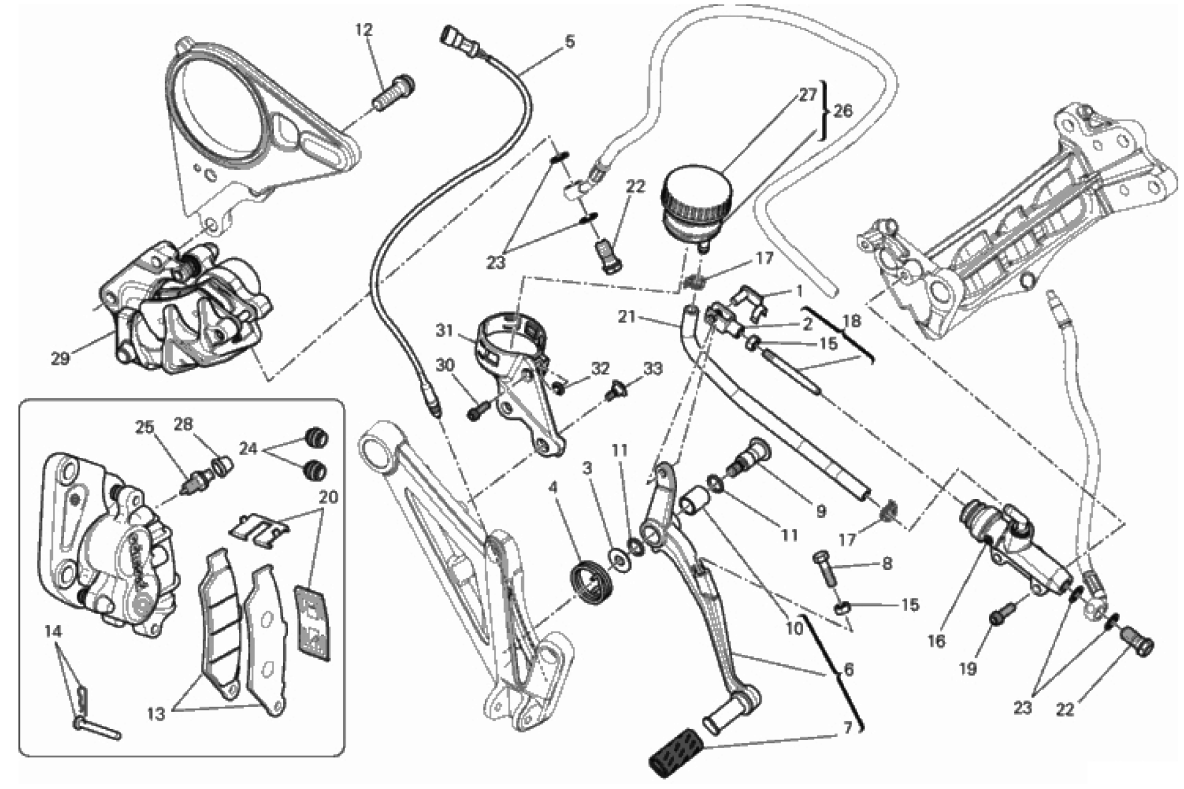 REAR BRAKE SYSTEM 