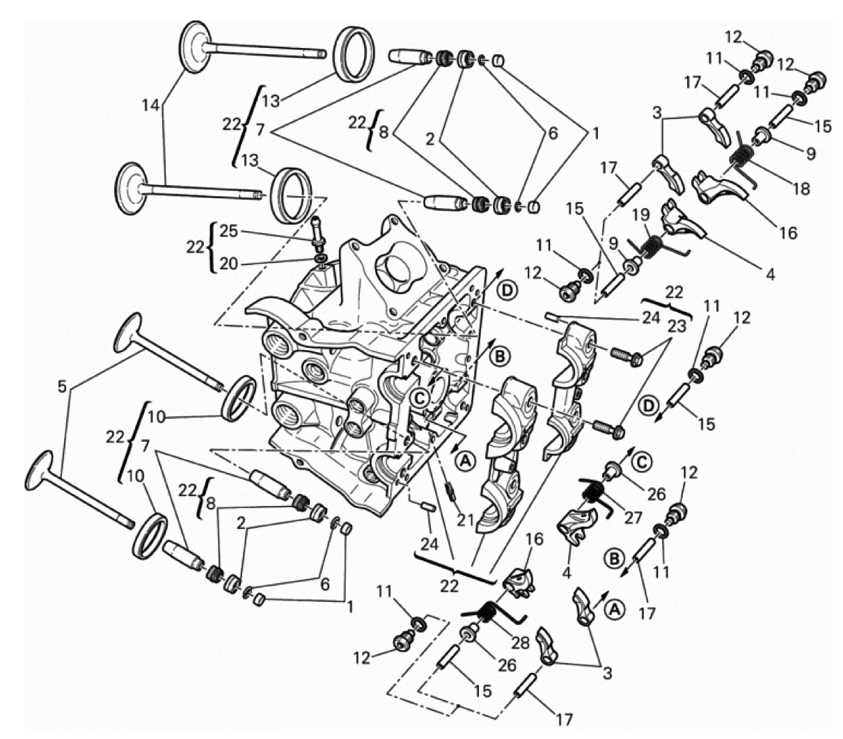 HORIZONTAL CYLINDER HEAD