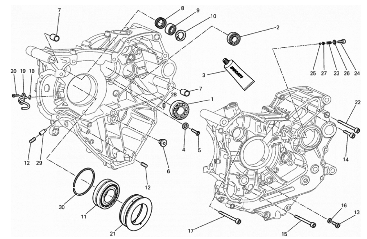 CRANKCASE BEARINGS 