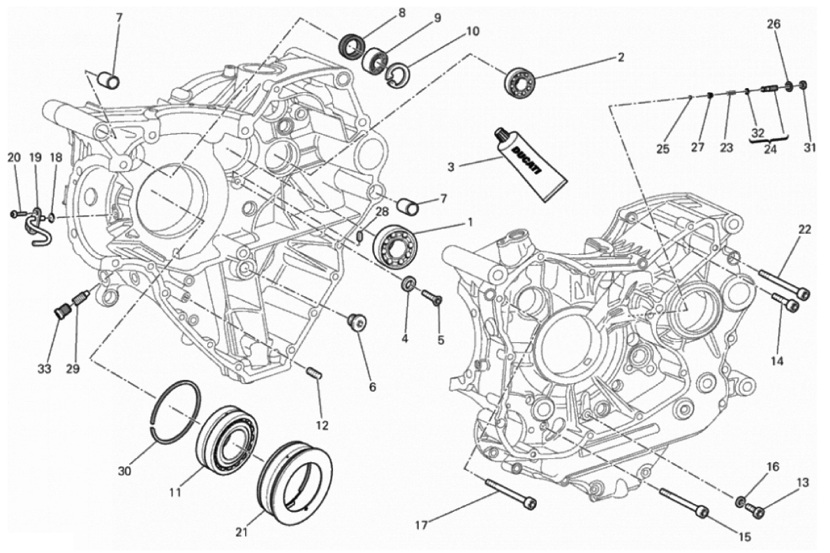 CRANKCASE BEARINGS 