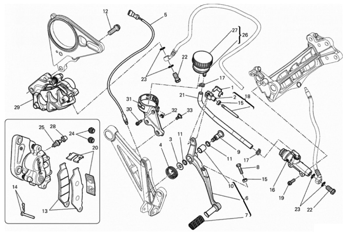 REAR BRAKE SYSTEM 