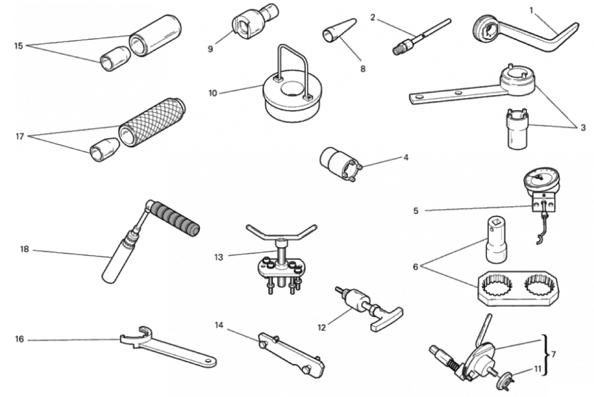 WORKSHOP SERVICE TOOLS 
