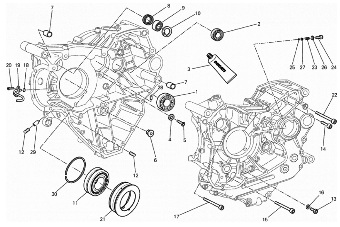 CRANKCASE BEARINGS 