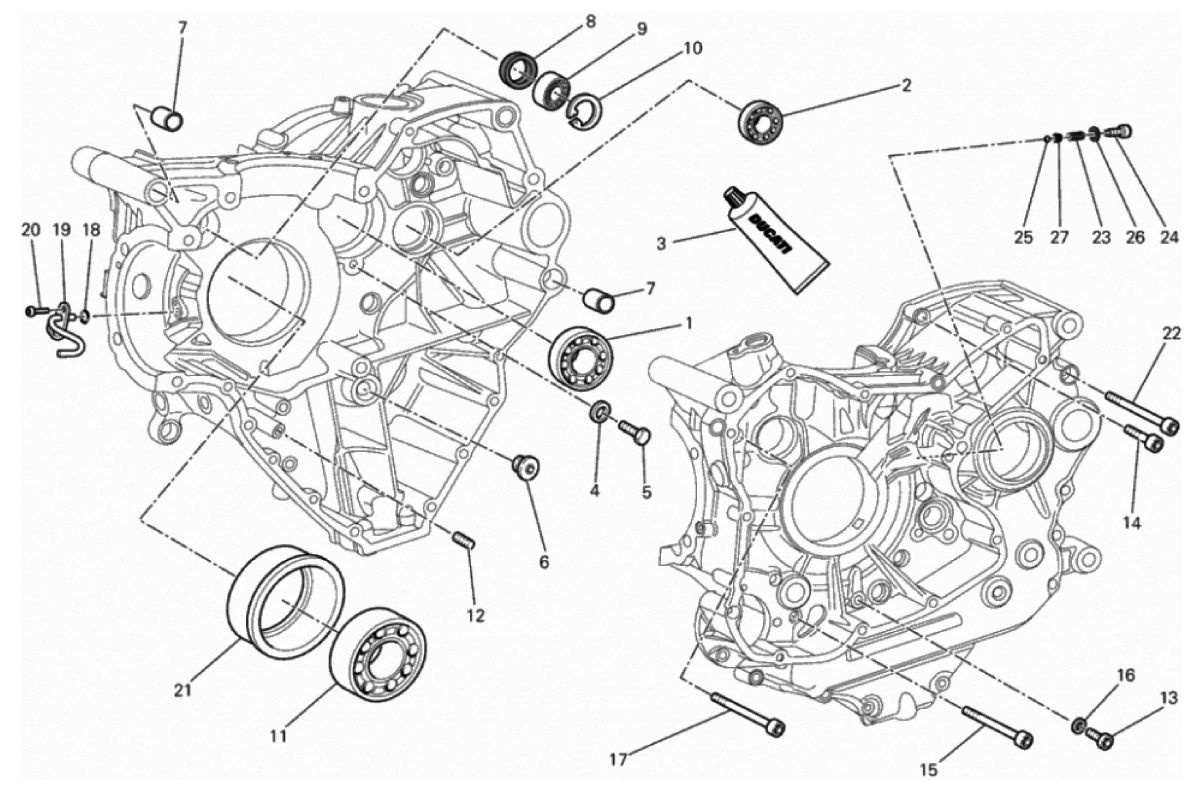 CRANKCASE BEARINGS 