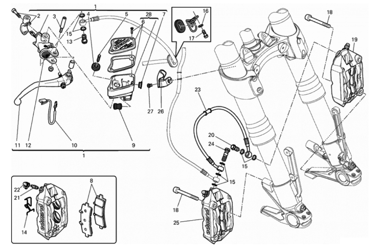 FRONT BRAKE SYSTEM 