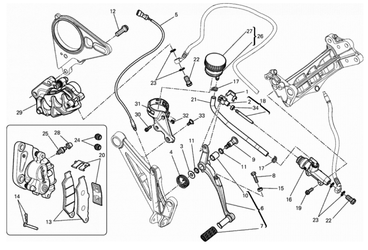 REAR BRAKE SYSTEM 
