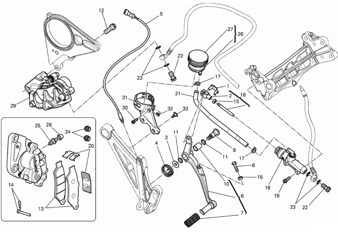 REAR BRAKE SYSTEM 