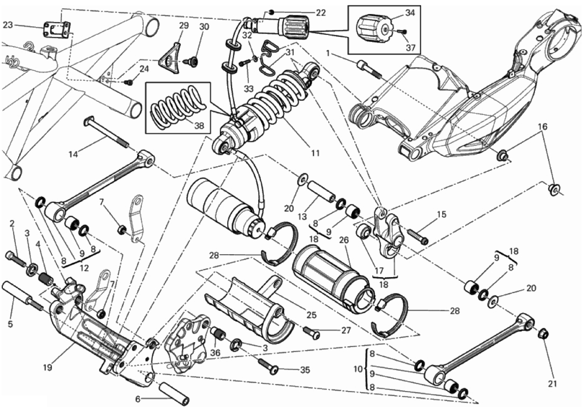 REAR SHOCK ABSORBER 