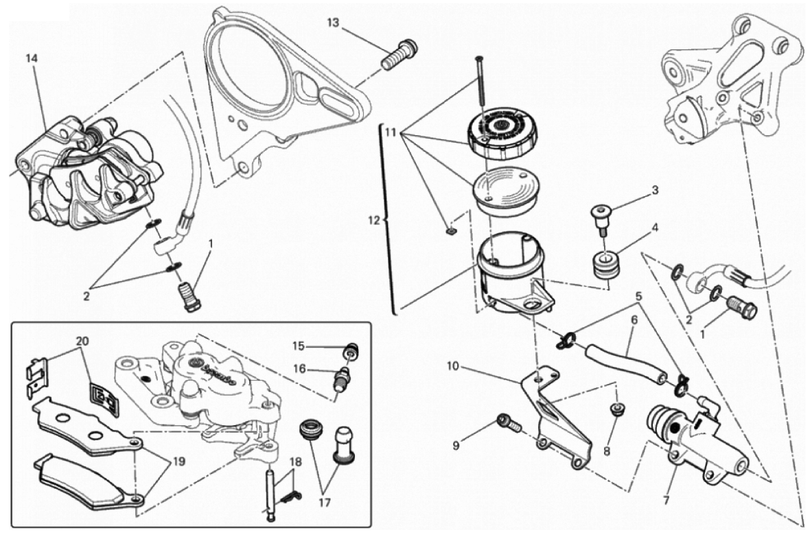 REAR BRAKE SYSTEM 