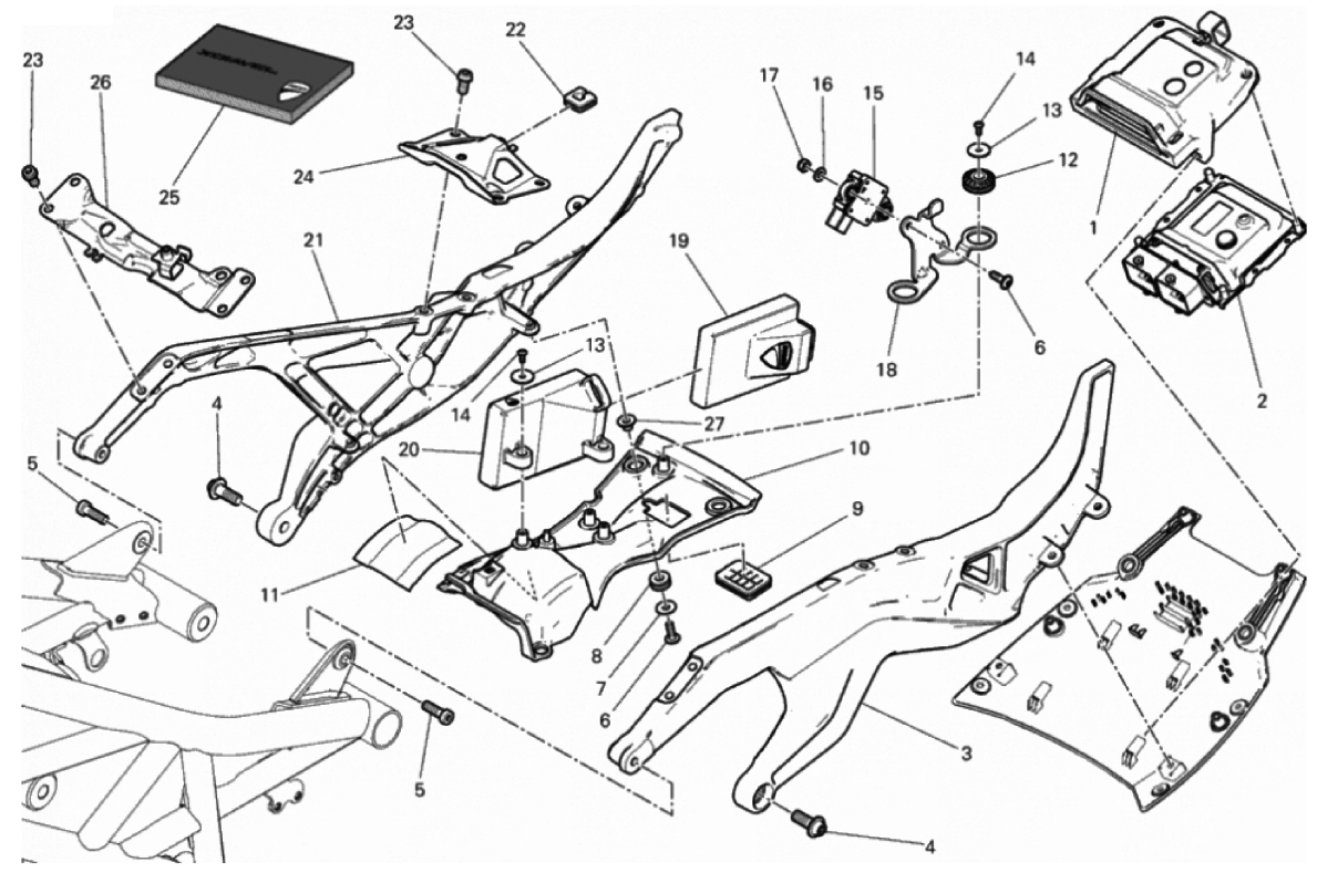 REAR FRAME COMP. 