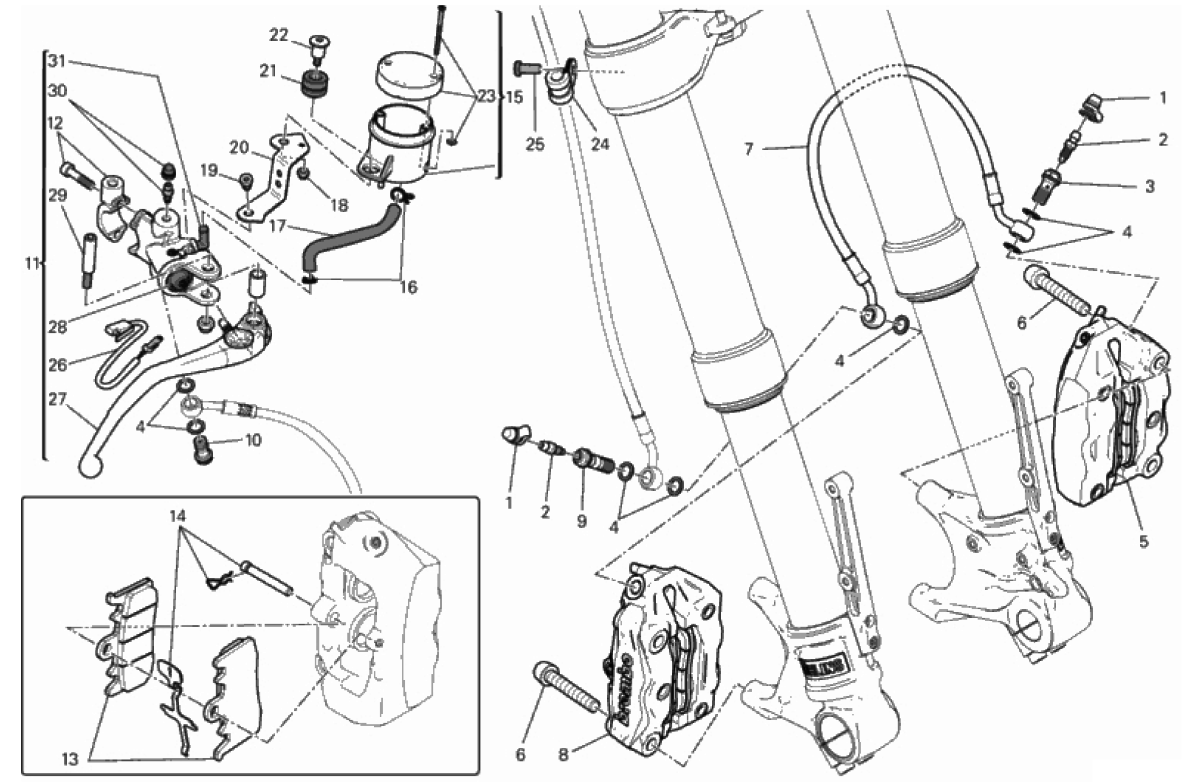 FRONT BRAKE SYSTEM 