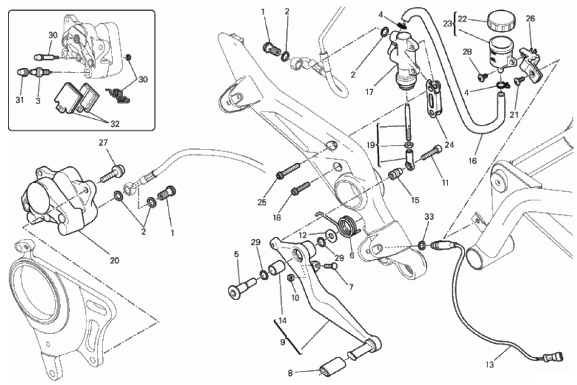 REAR BRAKE SYSTEM 