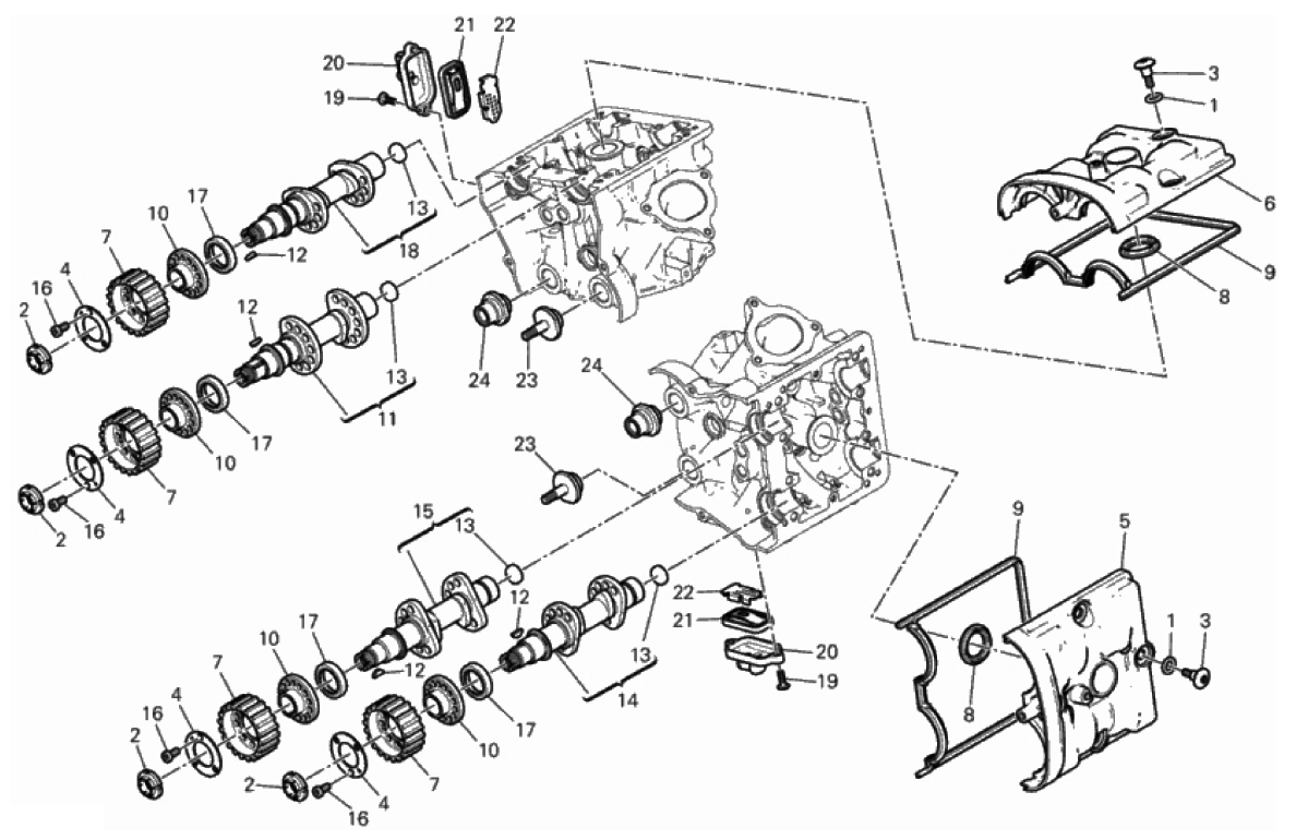 CYLINDER HEAD : TIMING SYSTEM 