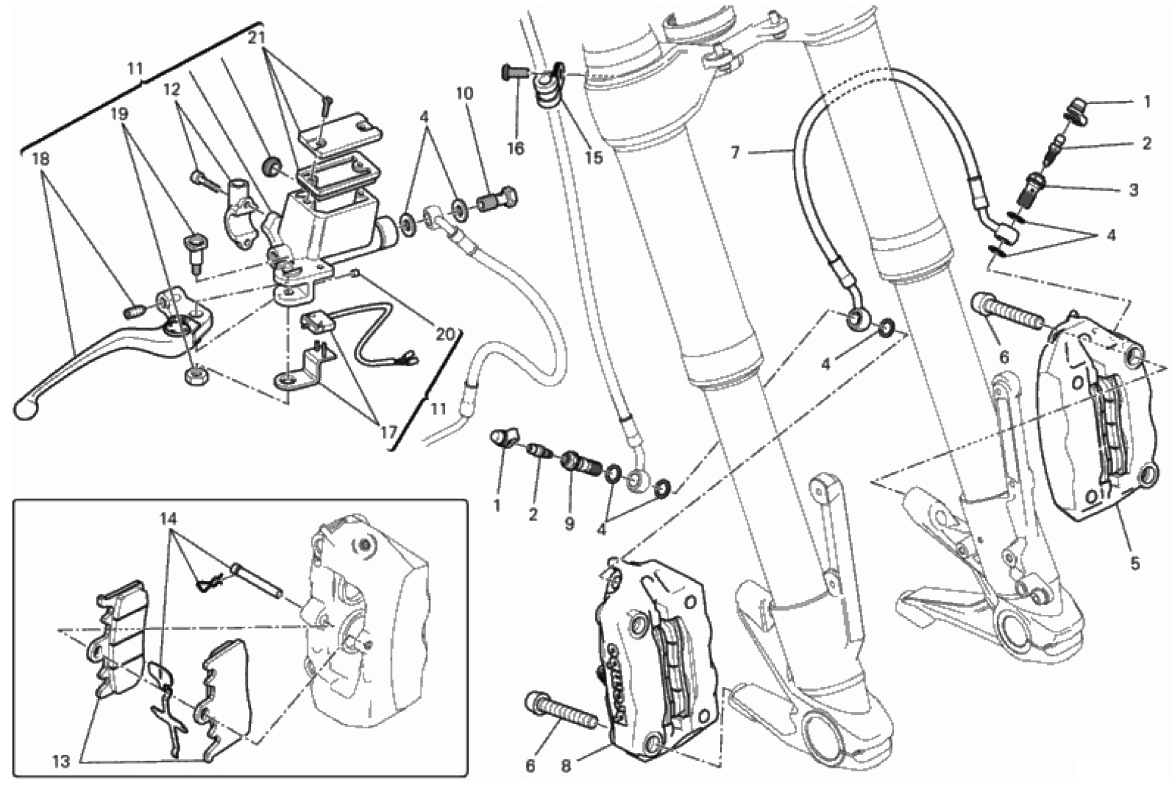 FRONT BRAKE SYSTEM 